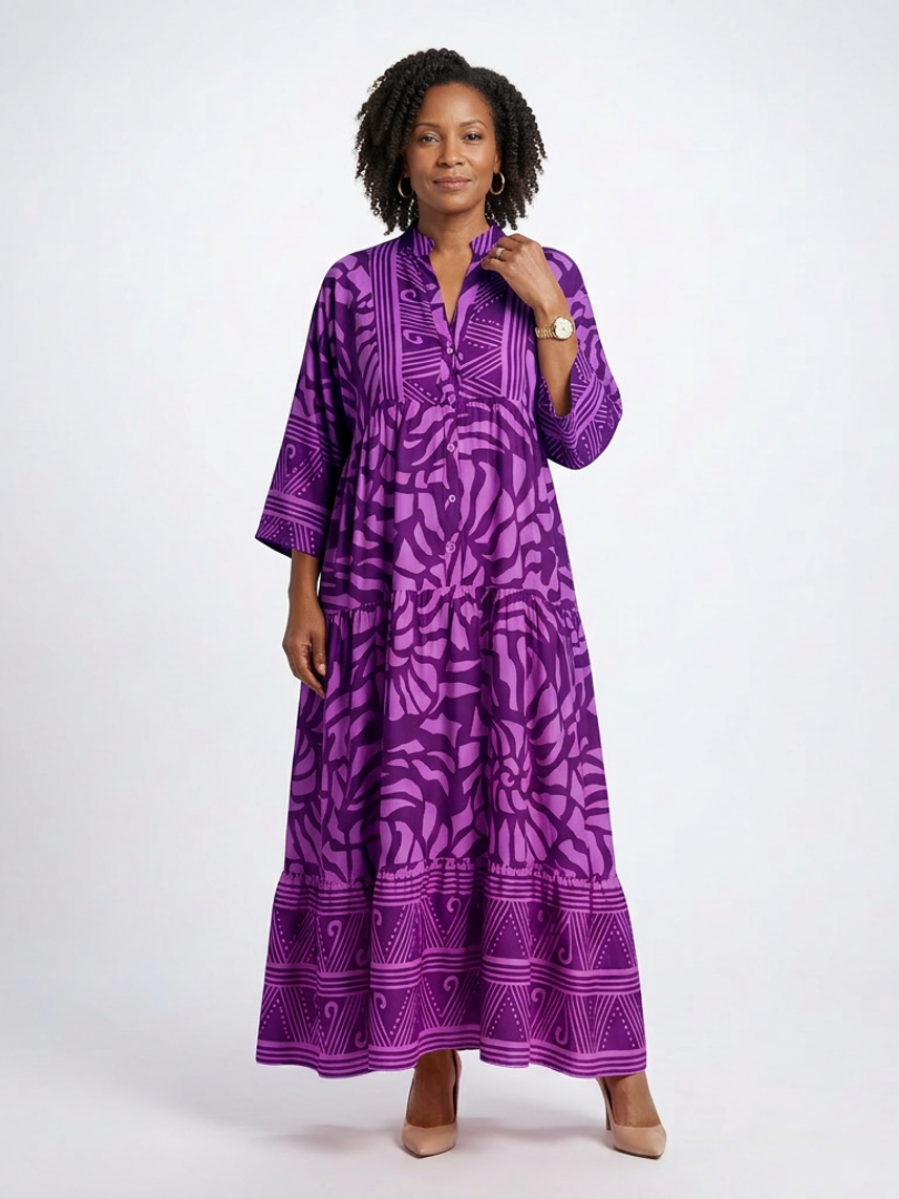 Marielle | Vestido Midi con Botones