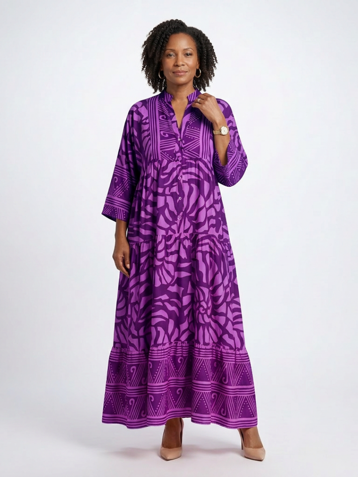 Marielle | Vestido Midi con Botones